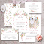 Bows and Wildflowers Uitnodigingen Wikkel