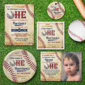 Serviette En Papier Garçons Baseball 1er anniversaire