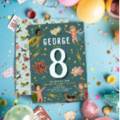 T-shirt Boys Cool Action Superhero et chien enfants