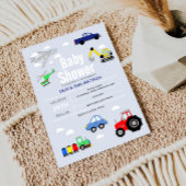 Coussin Boys Cute Car Truck Tracteur Avion et nom Enfants