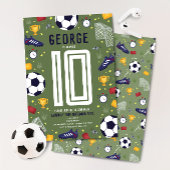 Assiettes En Carton Boys Modern Sports Soccer Kids Birthday