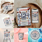 Assiettes En Carton Garçons Football Sports Anniversaire