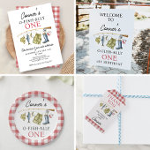 O-Fish-Ally 1e Verjaardag Papieren Bordje