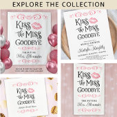 Serviette En Papier Kiss The Miss Goodbye Fête des mariées