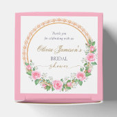 Signe De Table Pastel Rose Roses & Boissons Respiratoires pour bé