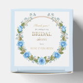 Signe De Table Elégant Dusty Blue Roses Baby’s Breathe Drinks Bar