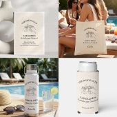 Bouteille D'eau Cadeau de week-end de club de mariée Nom