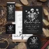 Verre A Shot Bride or Die Skeleton Roses Bachelorette Party
