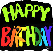 T-shirt Pour Les Tous Petits Nom personnalisé Bright and Happy Birthday