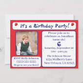 Felle ballonnen & confetti verjaardag kaart