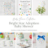 Assiettes En Carton Baby shower d'adoption Plaques de papier photo