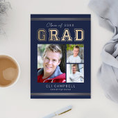 Bright Varsity Graduity Faire-part Invitation