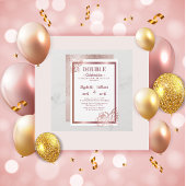 Brons Volwassen Dubbele Gewricht tweeling verjaard Kaart