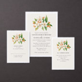 Faire-part moderne de fleur d'oranger (Personnalisez la collection de ce créateur indépendant.)