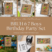 Gobelets En Papier Bruh 6 7 Garçons Anniversaire 