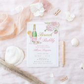 Étiquettes Cadeau Salutations pour aimer Brunch nuptial et Bubbly Fa