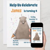 Assiettes En Carton Bulles Ours Anniversaire