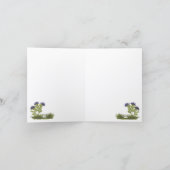 Collection Budgie Note Card Kaart (Binnen)