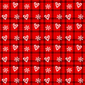 Feuille De Papier Cadeau Buffalo Love Hearts Snowflakes Personnalisé