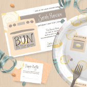 Serviette En Papier Un petit biberon dans la douche bébé au four