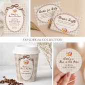 Poster Bun in the Oven Gingham Bakery Baby Shower Welcome