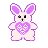 Puzzle Lapin Violet Enfants Personnalisés