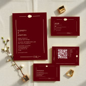 Invitation Mariage d'automne en Bourgogne
