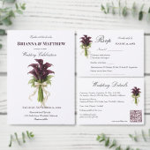 Décapsuleur Burgundy Calla Lily Wedding Bouquet Ivory Ribbon  (Personnalisez la collection de ce créateur indépendant.)