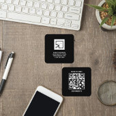 Carte De Visite Elegant Holographic Opal Stone