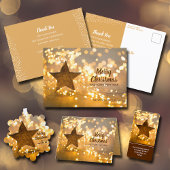 Cartes Pour Fêtes Annuelles NOEL Greenery Salutation d'affaires