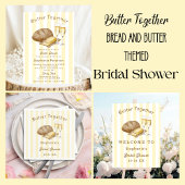 Boter Samen Brood en Boter Vrijgezellenfeest Ronde Sticker