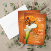 Invitation Tout En Un Cala Lily & Marigolds All in One Mariage mexicain (Personnalisez la collection de ce créateur indépendant. Test)