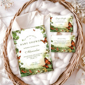 Invitation Butterfly Blossoms Baby Shower