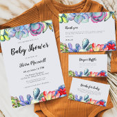 Ours d'aquarelle mignonne Afficher carte douche in