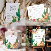 Serviette En Papier Cactus Fiesta Fleurs Mariage