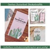 Tote Bag Cactus Succulent Fleur Bachelorette Favoriser