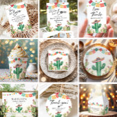 Invitation Boire de cactus Salsa froide Fiançailles à noeud c