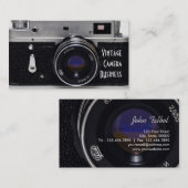 Collection CAMERA VINTAGE 02 Cartes de visite 2 (Devant / Derrière)