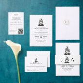 Campfire Love QR Code Informatiekaartje (Personaliseer de collectie van deze zelfstandige maker.)