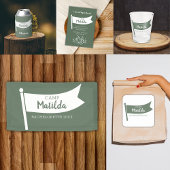 Invitation Camp Bachelorette Green Week-end Itinéraire