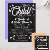 Carte de note plat Crystal Ball prédictions