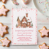 Serviette En Papier "Pink Candy Gingerbread House Anniversaire