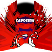 capoeira ginga hache autocollant