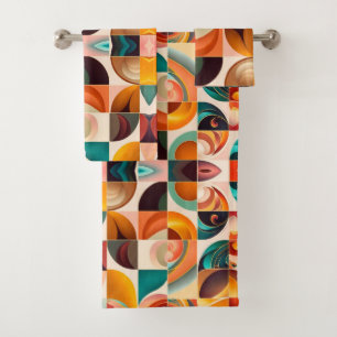 Collection Carré Abstraite Retro tendance