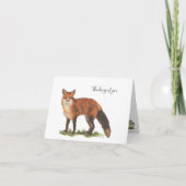 Collection Carte de Note Fox (Devant)