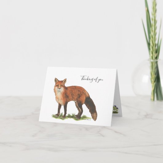 Collection Carte de Note Fox (Devant)