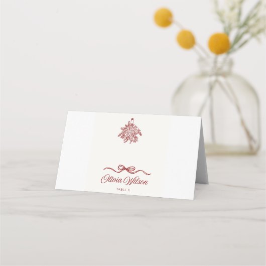 Collection Cartes de Place de Mariage (Devant)