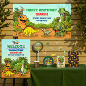 Serviette En Papier Bébé mignon Dinosaur Carton préhistorique Papier d