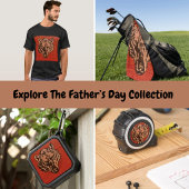 Wolf Head op rood Romper