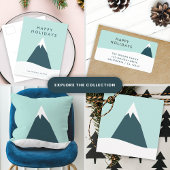 Coques Case-Mate iPhone Snow Mountain Scandinavian Winter Minimum Blue